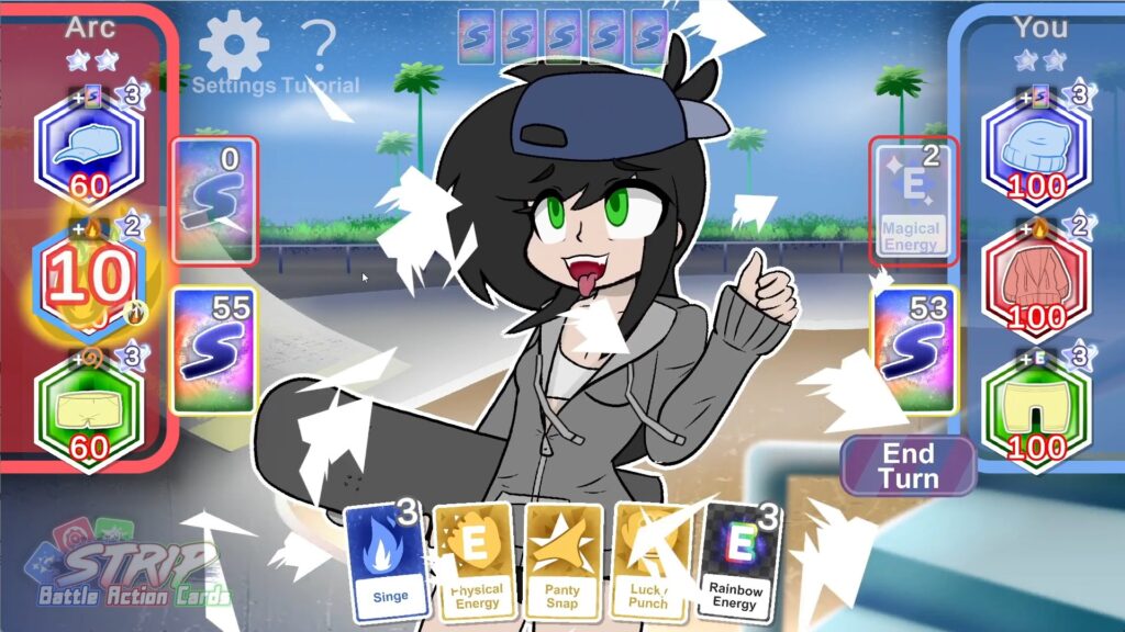 STRIP Battle Action Cards Arc