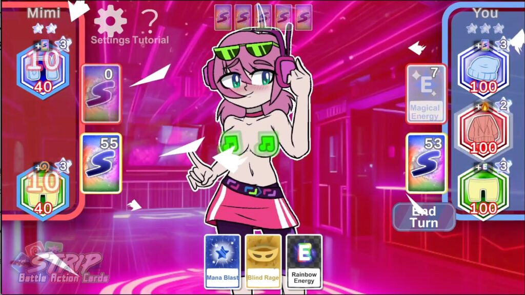 STRIP Battle Action Cards Mimi
