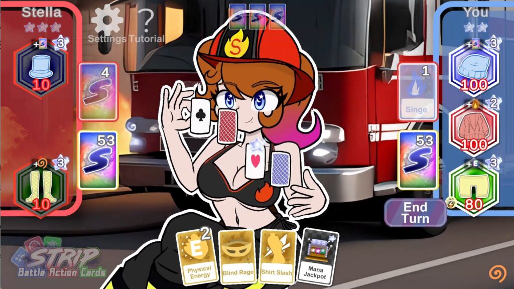 STRIP Battle Action Cards Stella